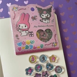 My Melody and Kuromi stickers